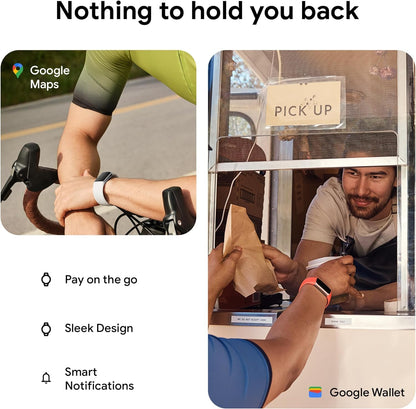 Fitbit Charge 6 Activity Tracker Heart Rate Monitoring, 7-Day Battery, Integrated Google Apps, Maps & Wallet, in-Depth Health Insights, Activity & Sleep Analysis, S & L Bands Included, Obsidian/Black