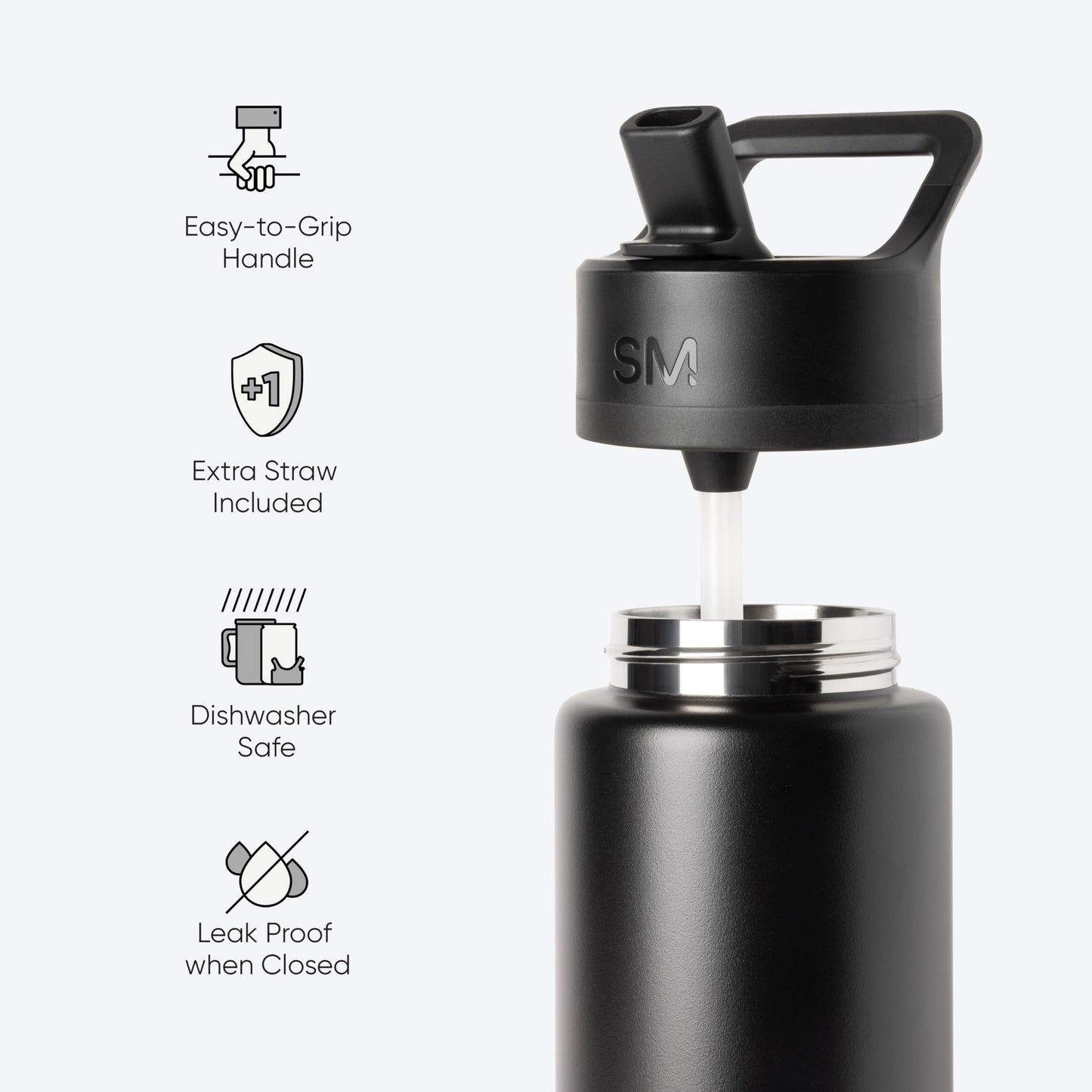 Simple Modern Kids Summit Water Bottle with Straw Lid | Transformers 18oz Stainless Steel Cup Insulated Tumbler for Boys, School | Transformer Block Nation