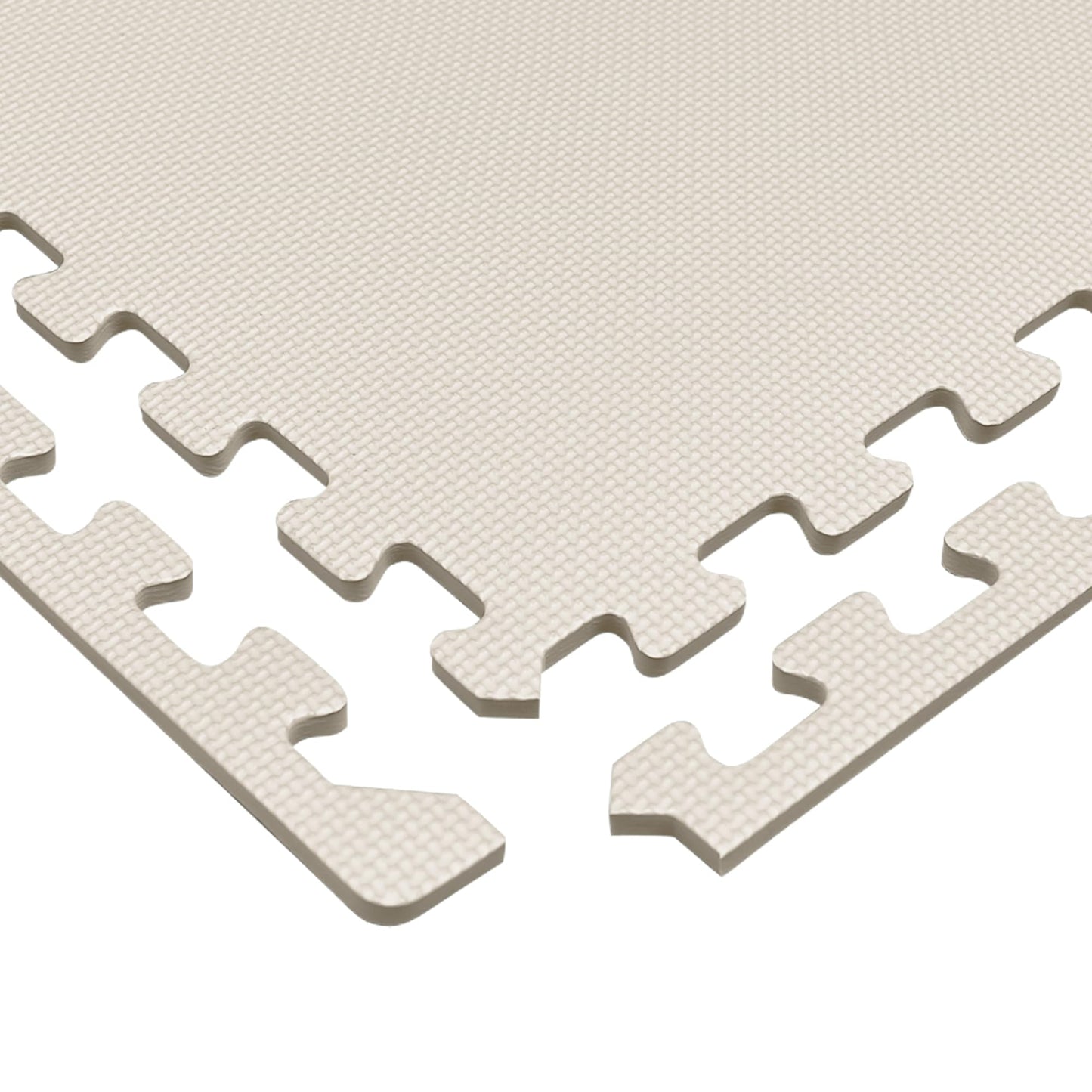 We Sell Mats 1/2" Thick Multipurpose EVA Foam Exercise Floor Mat, Interlocking Tiles, Anti-Fatigue for Home or Gym, 24 in x 24 in, 6 Tiles, Sand