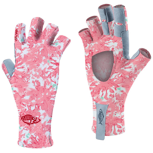 Palmyth UV Protection Fishing Fingerless Gloves UPF50+ Sun Gloves Men Women