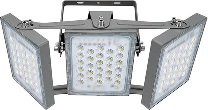 STASUN LED Flood Light Outdoor, 150W 13500lm Outdoor Lighting with 330° Lighting Angle, 3000K, 3 Adjustable Heads, IP66 Waterproof LED Exterior Security Area Lights for Yard, Parking Lot