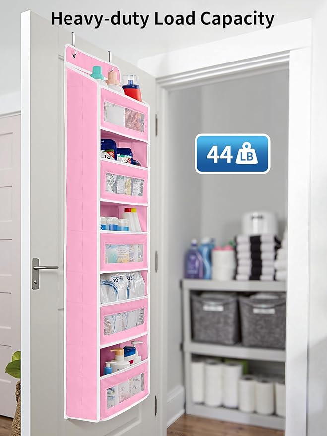 JARLINK Over The Door Organizer Storage, 5 Shelf Hanging Door Organizer