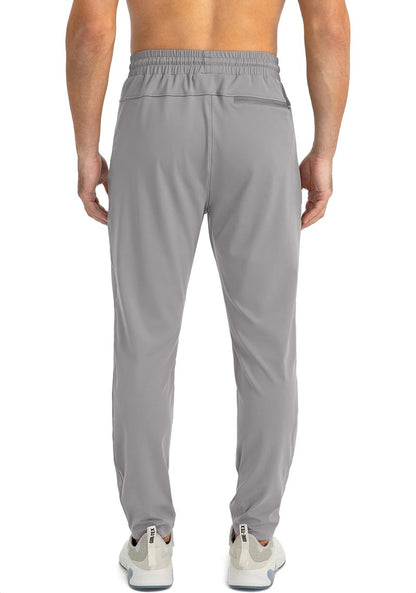 G Gradual Men's Sweatpants with Zipper Pockets Tapered Joggers for Men Athletic Pants for Workout, Jogging, Running (Light Grey, XX-Large)