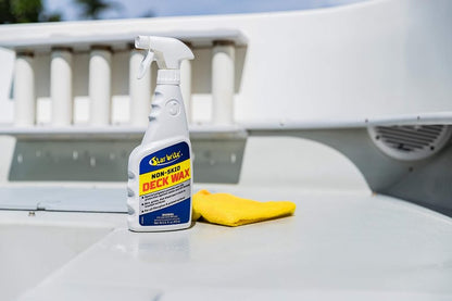 STAR BRITE Non-Skid Deck Wax Spray - Essential for Non-Slip, Stain & UV Damage Protection - Ideal Boat Deck Solution - 16 OZ (097316)
