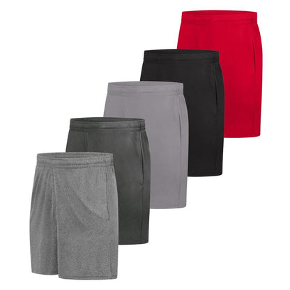Hanes Men's Shorts Pack, 5-Pack, CoolDRI Athletic Shorts for Men, Moisture-Wicking, Odor Control, 7" Inseam