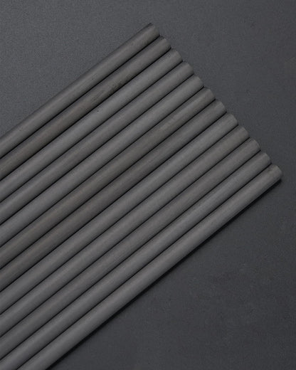 TOPARCHERY Arrow Shafts Pure Carbon Shafts 31 Inch Arrow Tube Spine 300 350 400 500 600 for DIY Hunting Arrows Recurve Bow Compound Bow 12Pcs (Spine:500)