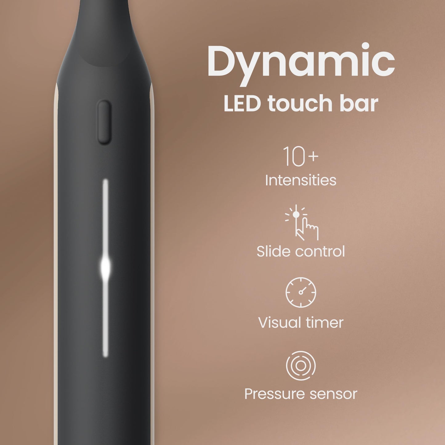 Quip Ultra Next Generation Smart Toothbrush - Timed Electric Toothbrush with Case - Replaceable Brush Head, Soft Bristles, Silicone Handle, 30-Day Battery Life - Travel Toothbrush - Dusk