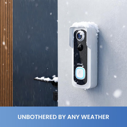 ieGeek Doorbell Camera Wireless No Subscription - Wireless Video Doorbell with Chime, Doorbell with Camera 1080P, Voice Changer, 2-Way Audio, PIR Motion Detection, Only 2.4Ghz WiFi, Works with Alexa