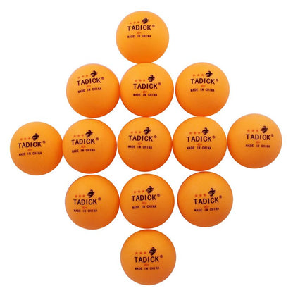 TADICK Quality 140 Pack Practice New Material Ping Pong Balls, 3-Star Training Table Tennis Balls, Bulk Pong Balls (Orange)