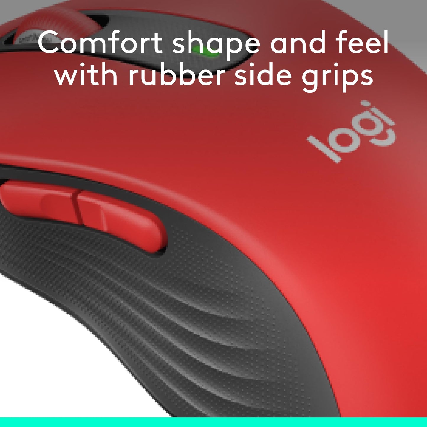 Logitech Wireless Mouse Signature M650 L Full Size - Large Hands, 2-Year Battery, Silent Clicks, Customizable Buttons, Bluetooth, PC/Mac/Chromebook - Black, Right-Handed, Large