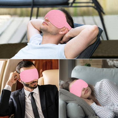 Gritin 100% Blackout Sleep Eye Mask for Women Men, Zero Pressure Sleeping Mask - Ergonomic Design 3D Cutout Eye Movement and Eyelash Friendly Night Blindfold, Ultra Soft Comfortable for Sleeping