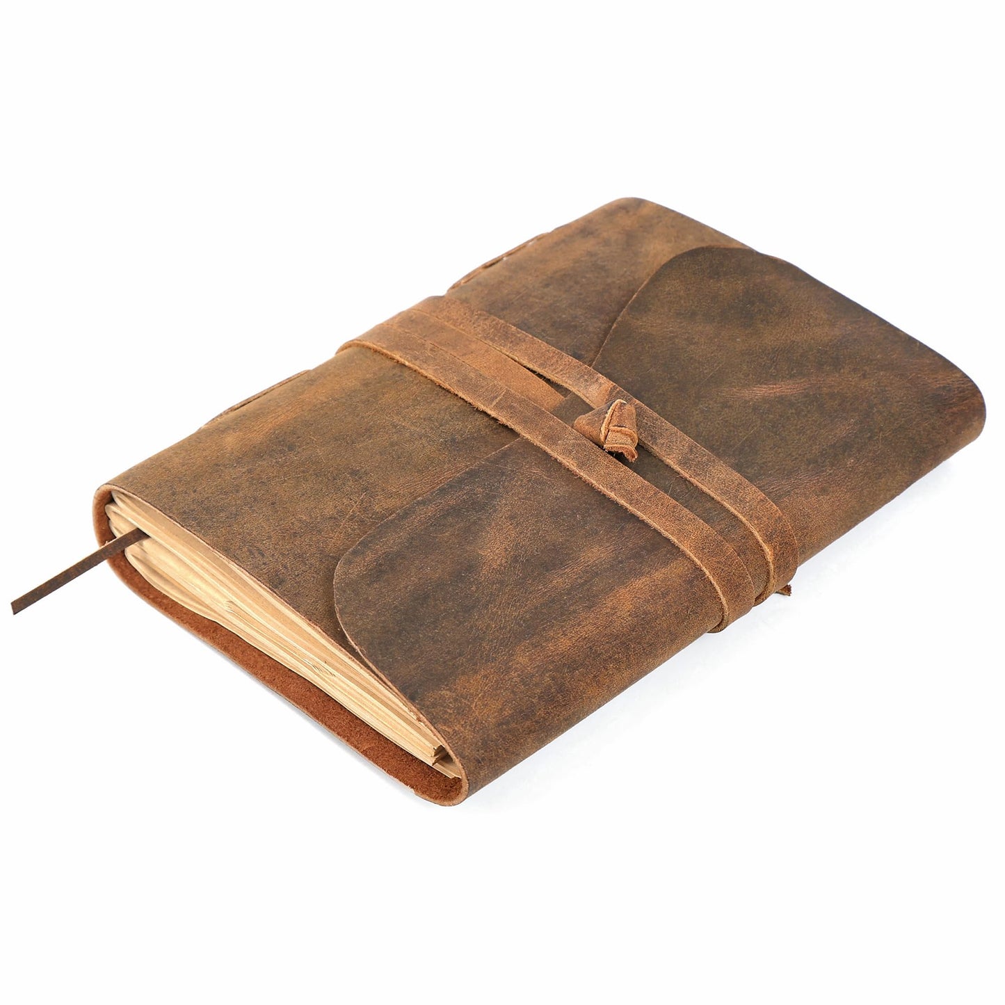 ELIZO Leather Journal Notebook Leather Bound Journal for Men Lined Writing Journals for Women, Small Travel Journal Diary (5x7)