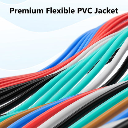 12 Gauge Wire (2-Pack Red/Black Each 25 FT), 12AWG CCA, Low Voltage Automotive Primary Harness Wire for Battery, Car Audio, Remote Trailer, Security Alarm, Hook Up Electrical Wires for DIY DC