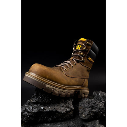 CAT Men's Colorado Equip 8 Inch Waterproof Tx Insulated Composite Toe Construction Boot, Black, 11