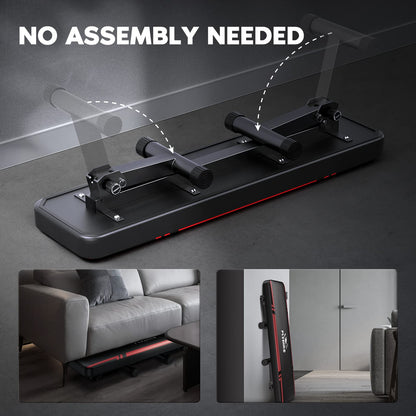 FLYBIRD Flat Bench, Foldable Flat Weight Bench Easy Assembly for Strength Training Bench Press, 600/1000 LBS 2 Versions