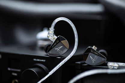 Linsoul x KZ AS10 PRO 5BA Wired Earbuds, HiFi in-Ear Earphones with Mirror Polygon Faceplate, 2 Pin Detachable Cable for Audiophile (with Mic)
