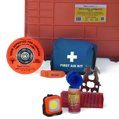 Sirius Signal MK-1001 Boating Safety Hard Case Kit - USCG Approved