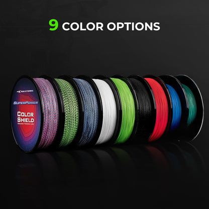 KastKing Superpower ColorShield Braided Fishing Line, Freedom, 65LB, 300Yards, X4