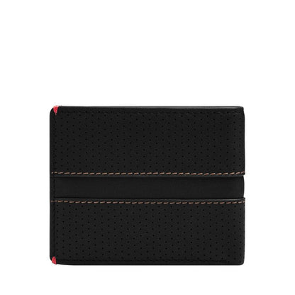Fossil Men's Sport Tourer Leather Bifold Flip ID Wallet; Slim Wallet for Men, Black