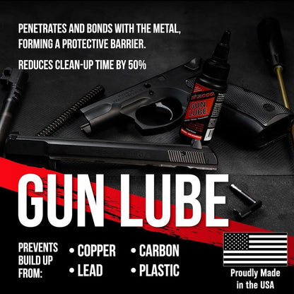 Slip 2000 Gun Lube Buddy Pack, Squeeze Bottle with Needle Tip Applicator for All Firearms, 100% Pure Synthetic CLP, Gun Lubricants for Peak Performance, (4 oz and 1 oz)