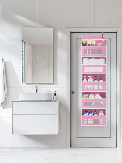 JARLINK Over The Door Organizer Storage, 5 Shelf Hanging Door Organizer
