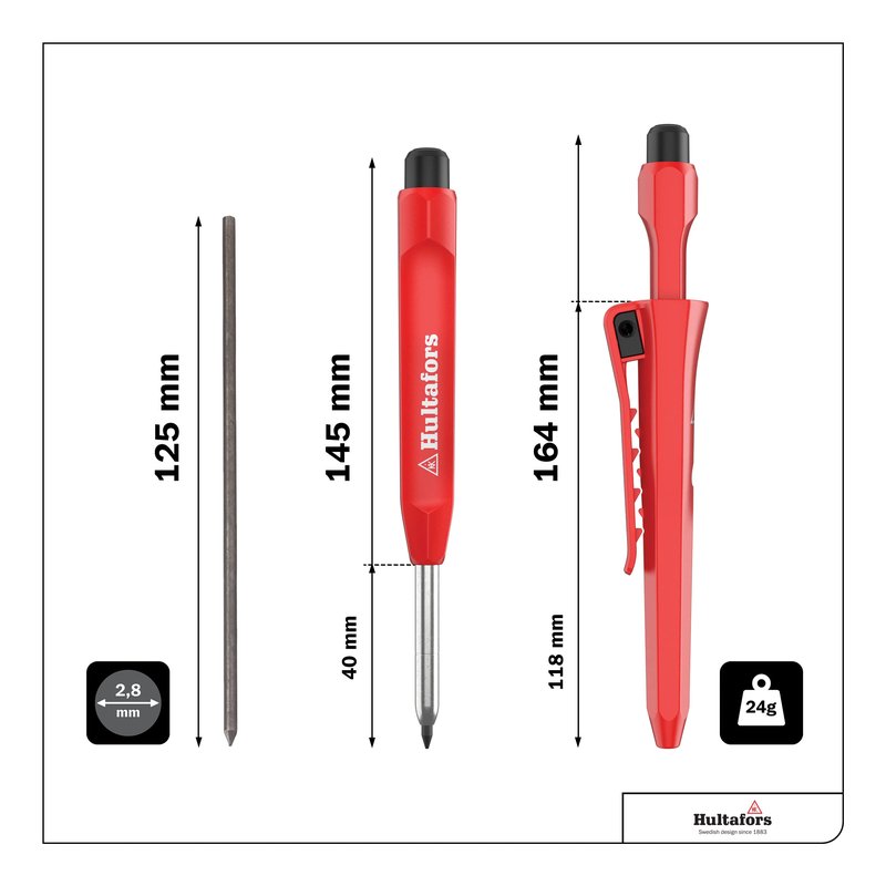 Hultafors Tools 650100 Dry Marker HDM, 483179