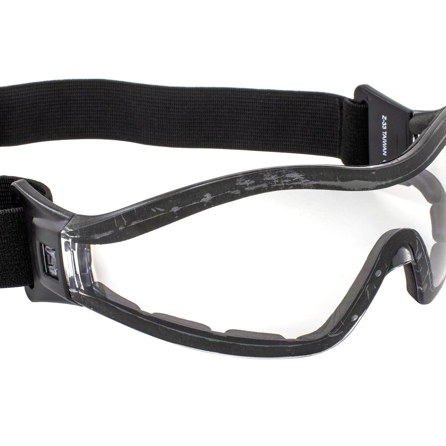 GV Z33 Motorcycle Skydiving Airsoft Goggle Low Profile Anti Fog Clear Lens Plus Storage Bag Global Vision