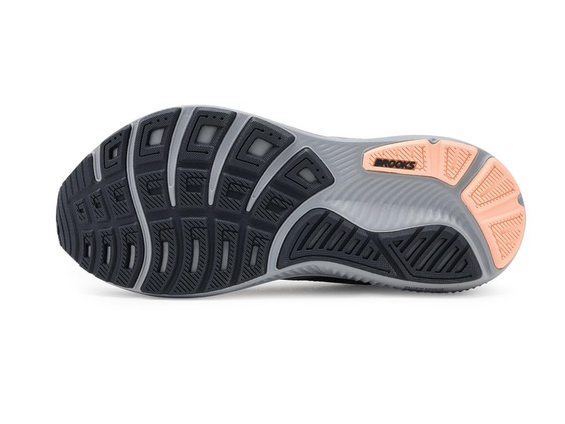 Brooks Women's Ghost 17 Alloy/Blackened Pearl/Peach 6 Medium