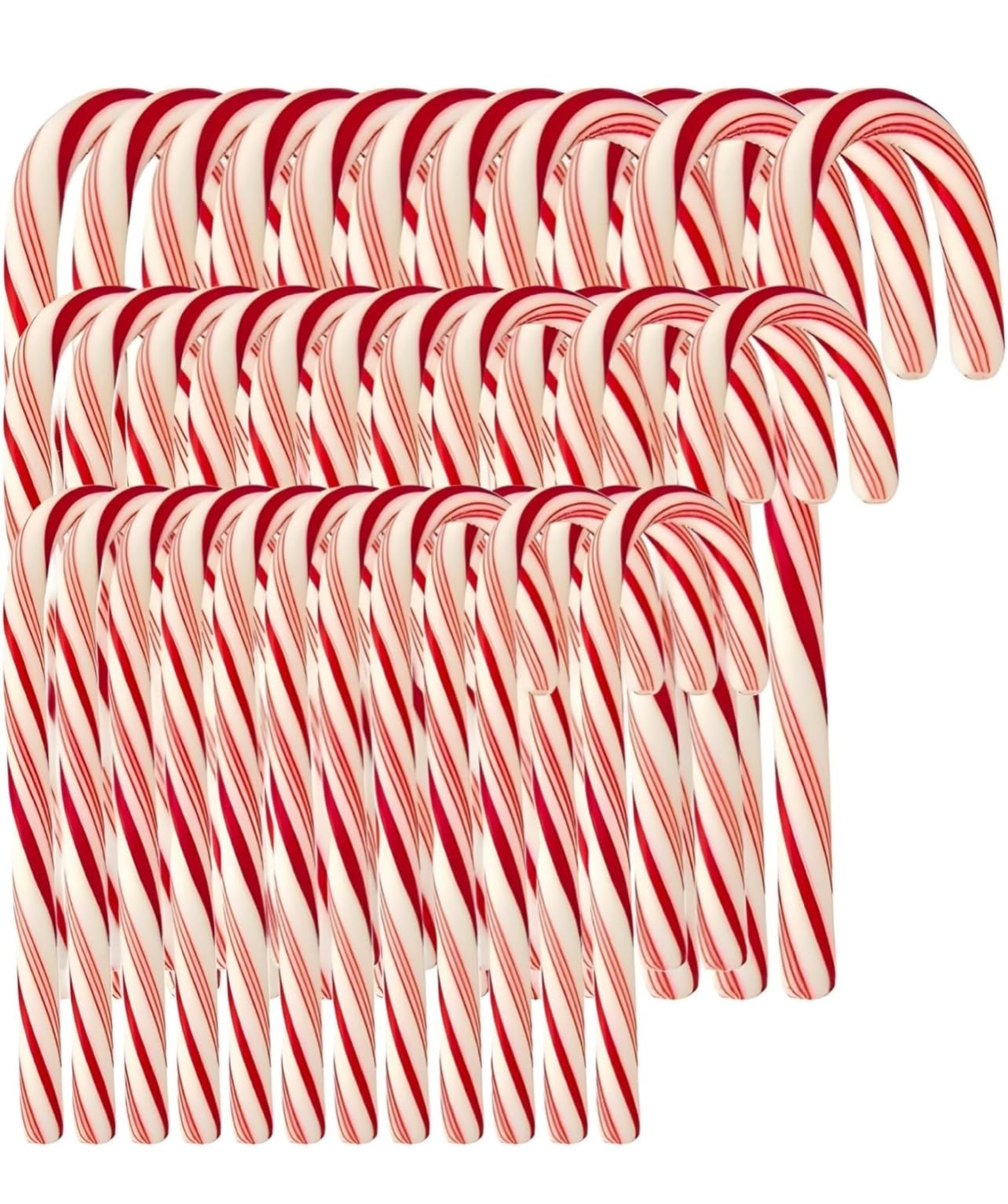 Candy Canes Individually Wrapped | Red and Whites Striped Peppermint Flavored Candy Canes | (72 - Count Candy Canes)