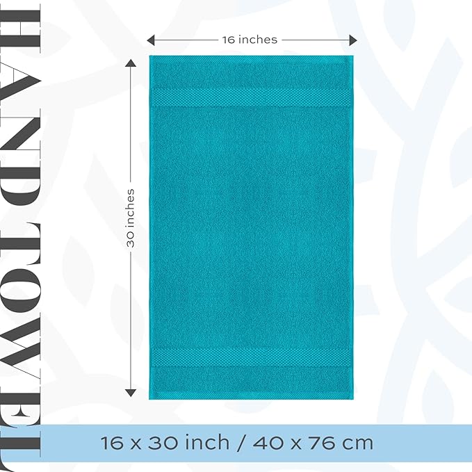 White Classic Luxury Aqua Hand Towels
