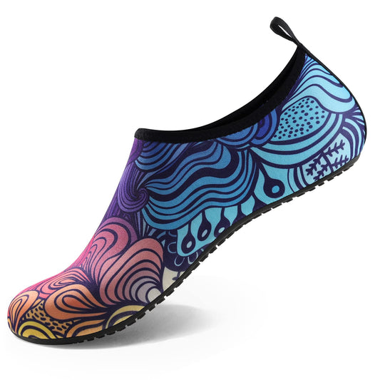 Water Shoes for Women Men Quick-Dry Aqua Socks Swim Beach Barefoot Yoga Exercise Wear Sport Accessories Pool Camping Must Haves Adult Youth Size 13-14Women/12-13Men
