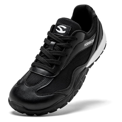 HOBIBEAR Fashion Minimalist Barefoot Shoes for Women Wide Toe Box & Zero Drop Sole | Lightweight Sneakers for Workouts & Walking Black