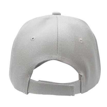 Falari Baseball Cap Adjustable Size for Running Workouts and Outdoor Activities All Seasons (1pc Light Grey)