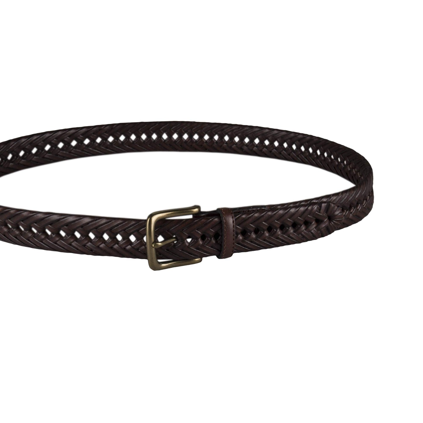 Tommy Hilfiger Men's Braided Belt, Tan, 32