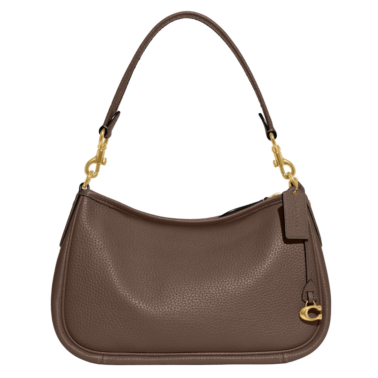 COACH Soft Pebble Leather Cary Crossbody Dark Stone One Size