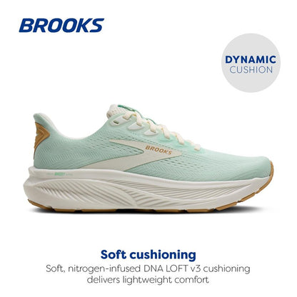 Brooks Women’s Ghost 17 Neutral Running Shoe - Honeydew/Coconut/Taffy - 8.5 Medium
