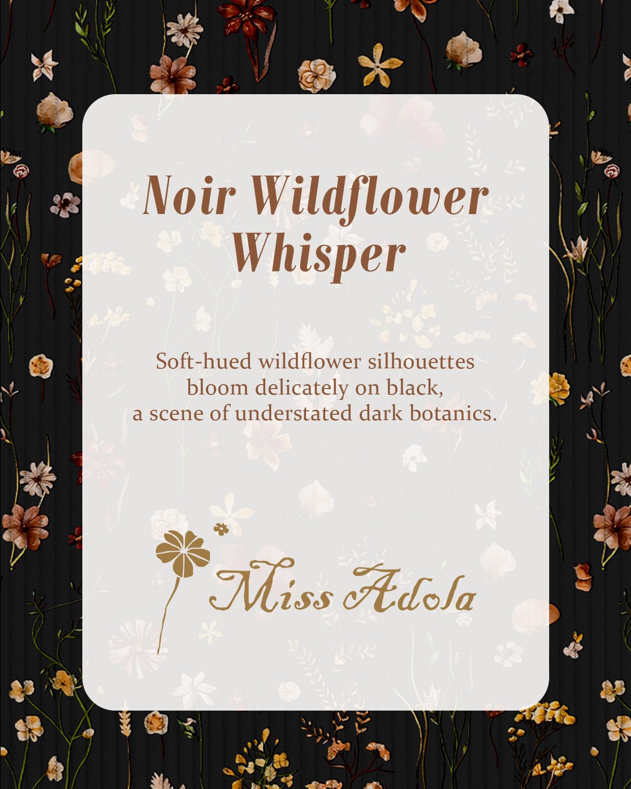 Miss Adola Corduroy Tote Bag for Women - Reusable Totes with Magnetic Buckle & Pocket Stylish Aesthetic Design Work Bags for Shopping Travel Grocery Bags, Black Grow Flower
