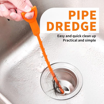 Drain Snake Drain Clog Remover Tool 4 Pack 20 Inch Flexible Hair Removal for Sink Shower Tub and Toilet with Grip Handle Easy Use Kitchen Bathroom Pipe Cleaner- AsonTao