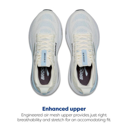 Brooks Women’s Adrenaline GTS 25 Supportive Running & Walking Shoe - Star White/Nantucket/Chrome - 11 Medium