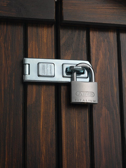 ABUS 64TI/40 Titalium Aluminum Alloy Padlock, Keyed Alike with Nano Protect Steel Shackle, Pack of 3