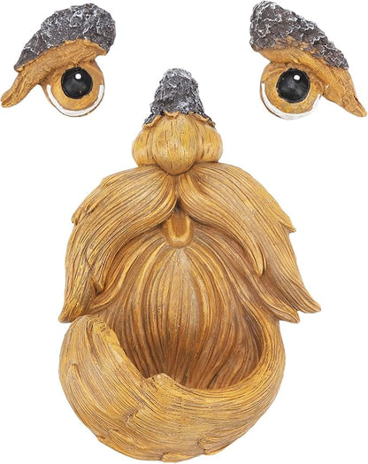 tree faces decor outdoor,FHNQRQN,face for tree decorations art garden statues,yard art clearance,whimsical yard decor,whimsical outdoor garden,gardening gifts,halloween,huggers,funny,scary,bird feeder