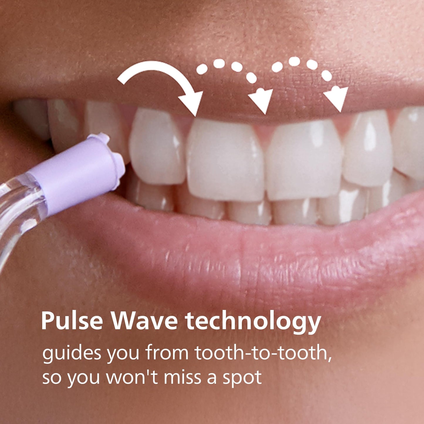 Philips Sonicare Cordless Power Flosser 3000 - Water Flosser with Innovative Quad Stream Technology, Oral Irrigator with 2 Flossing Modes and 3 Pressure Levels, IPX7 Waterproof, Black, HX3826/23