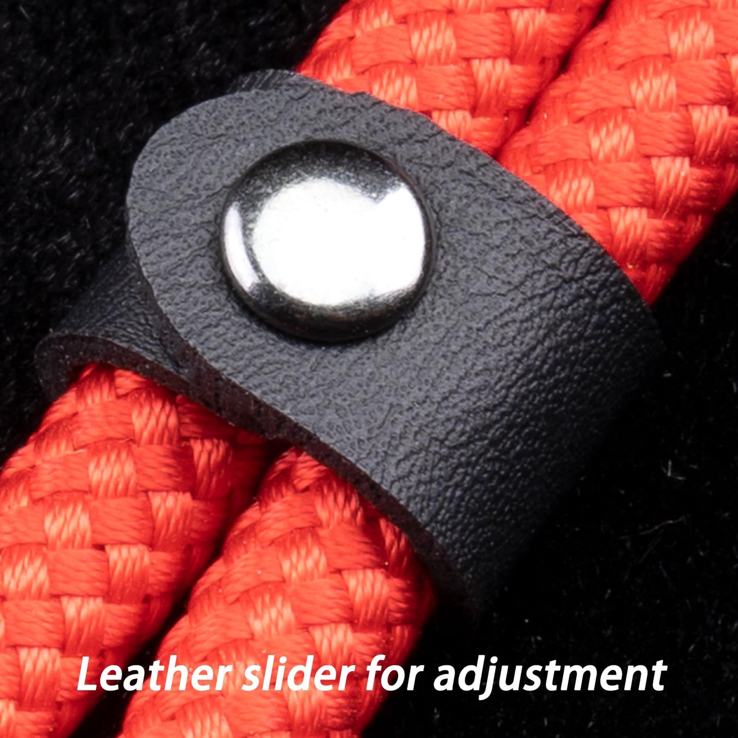VKO Camera Wrist Strap,Climbing Rope Wrist Straps,Tether Hand Strap for Point-and-Shoot, Mirrorless, Small Cameras Accessory-Black