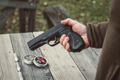 Gamo, PT-85 CO2 Pistol Air Pistol, .177 Caliber, 450 FPS with PBA Pellet, 6 Pellets Double Magazine, CO2 Powered, 611138254