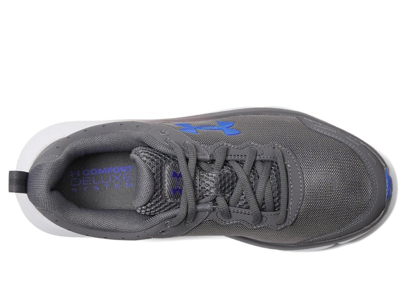 Under Armour Men's Charged Assert 10 Shoes, (106) Castlerock/Castlerock/Team Royal, 9.5 X-Wide