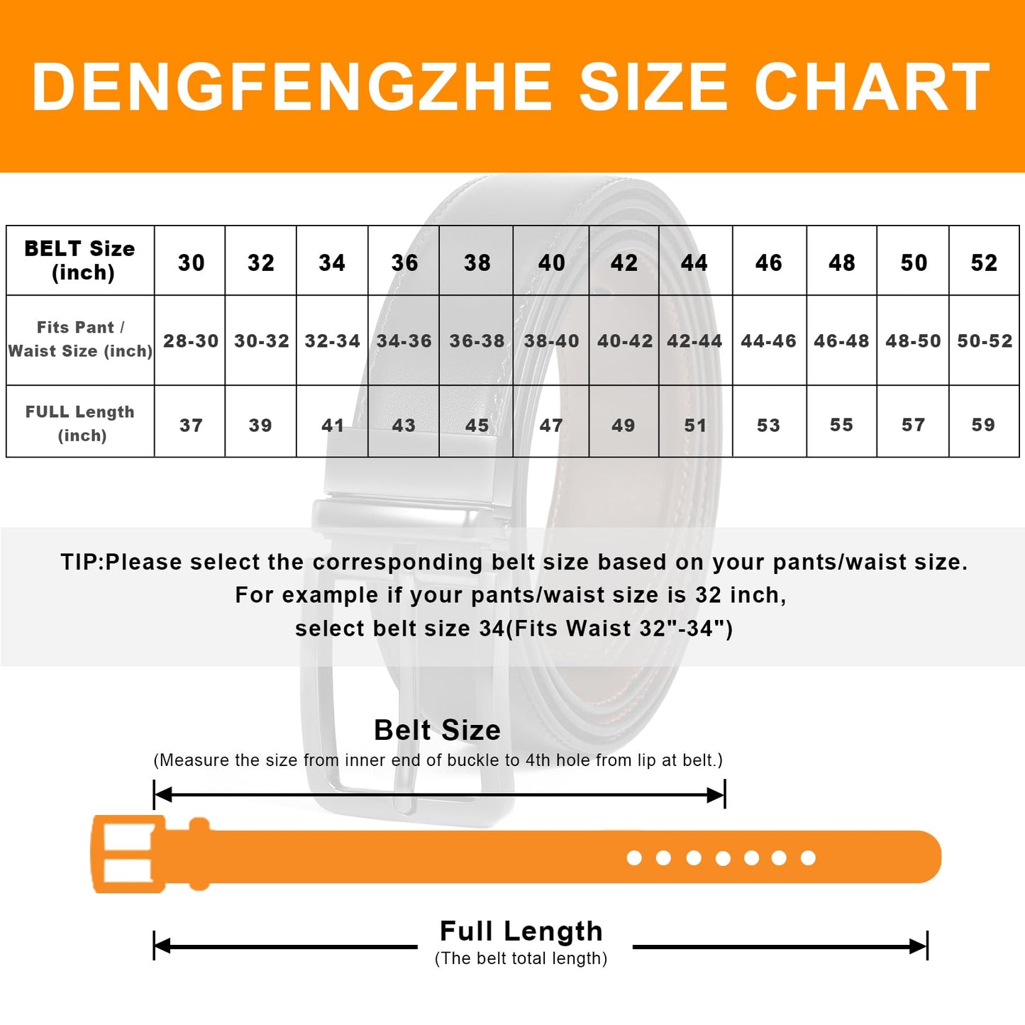 DENGFENGZHE Men's Belt Reversible Belt Men 1 Piece - 1 3/8" Leather Dress Belt - Trim to Fit for Elegant Style (Black/Brown (Burnished), 28"-30" Waist Adjustable)