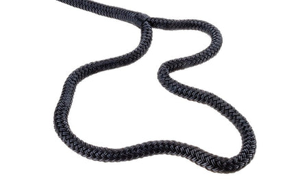 SEACHOICE Double-Braid Nylon Dock Line 1/2" x 15' 40351 Black