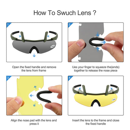 xaegistac Shooting Glasses Eye Protection for Shooting Range