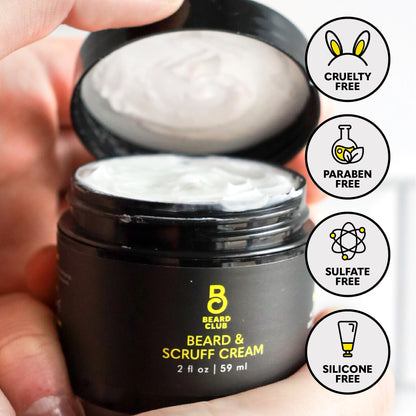 Beard Club - Beard Growth Serum with Natural Castor, Coconut and Avocado to Grow a Thicker, Fuller Beard, Fill in Patches and Stimulate Healthier Facial Hair Growth