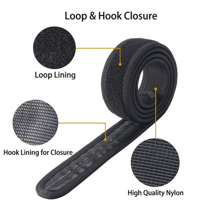 Vianyer 1.5" Inner Belt Loop Liner Belt for Tactical/Duty Outer Belt No Scratch No Metal Buckleless Mechanics Belt M